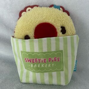 BARK BOX Raspberry Jim Dog Toy - Sweetie Pies Barkery - BarkBox Dog Toy - M-L